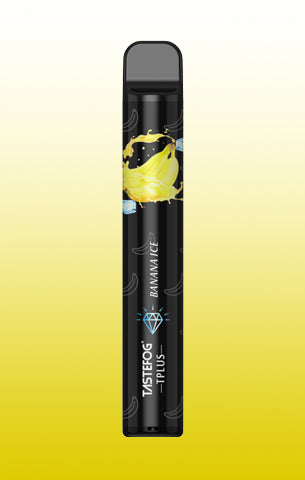 Vape desechable tastefog tplus 800 caladas platano banana ice legal españa