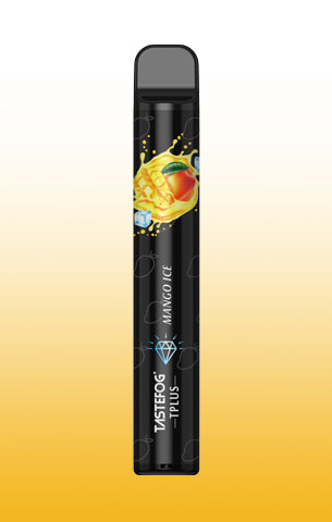 Vape desechable tastefog tplus 800 caladas mango ice legal españa