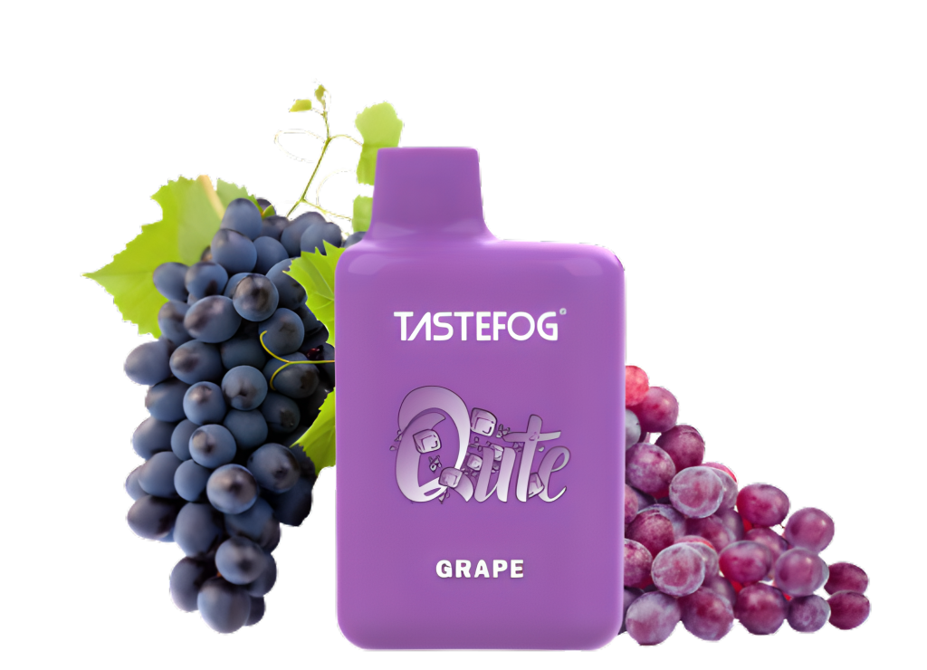 Vape desechable tastefog qute 800 caladas grape ice legal españa