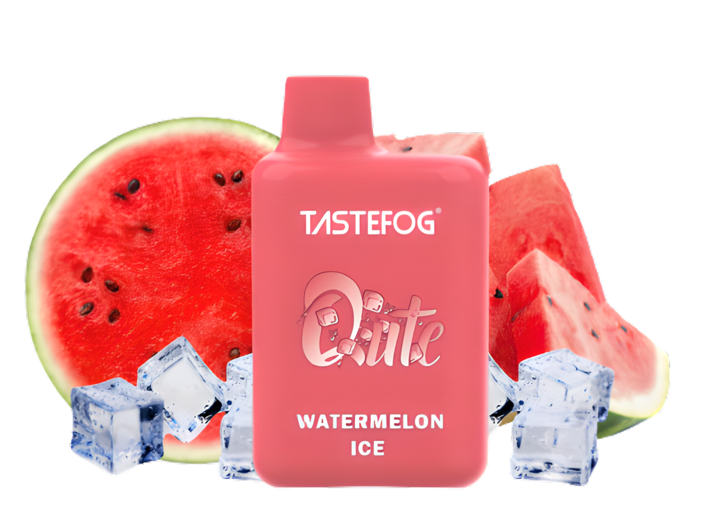 Vape desechable tastefog qute 800 caladas sandia helada watermelon icelegal españa