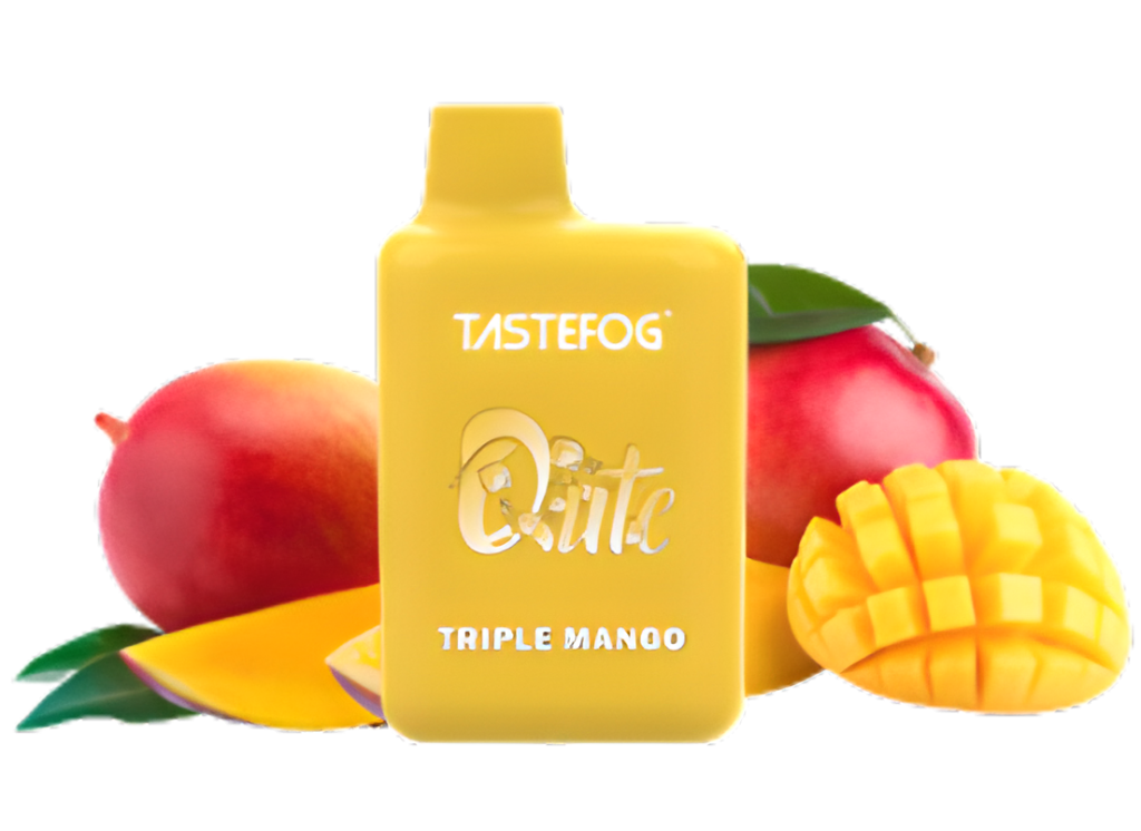 Vape desechable tastefog qute 800 caladas triple mango legal españa